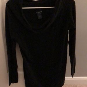 Scope neck sweater